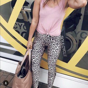 Onzie Leopard High Rise Leggings S/M